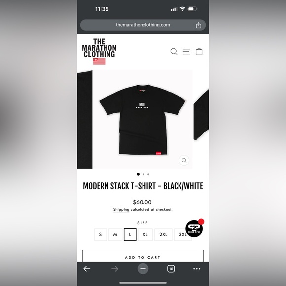 *BRAND NEW LIMITED EDITION* MODERN STACK T-SHIRT - BLACK/WHITE - Picture 5 of 11